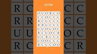 Where is the word Can you finish this Word Search Puzzle game OCCUR 253 [upl. by Teews]