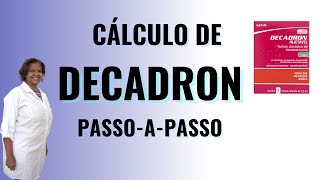 Decadron  Para que serve e calculo de dosagem [upl. by Bum774]