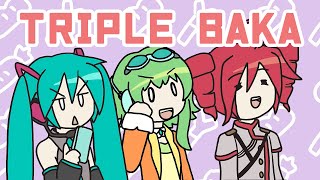 【GUMI SV amp TETO SV】 Triple Baka とりぷるばか 【Synth V Cover】 [upl. by Koal]