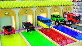 Cars are Painted In The Wrong Colors  Wheel City Heroes WCH Police Truck Cartoon [upl. by Atsugua]