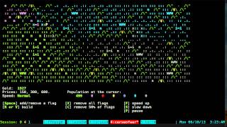 Curse of War  Fast Action RTS Game  Terminal Game [upl. by Etnovahs]