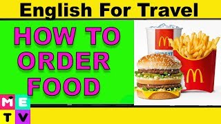 How to Order Food in English [upl. by Eltotsira]