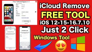 FREE Tethered iCloud Bypass tool iOS 1583  iOS 16710  6S TO X [upl. by Otilia27]