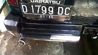 Knalpot racing Daihatsu Feroza [upl. by Atul418]