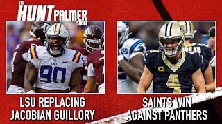 Jacobian Guillory Out With Torn Achilles  Saints Beat Panthers 4710  The Hunt Palmer Show [upl. by Enner791]