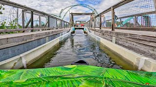 Kwai River  POWERPARK Flume Ride  POV [upl. by Anahsahs]