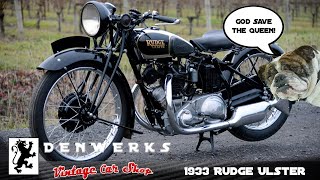 1933 Rudge Ulster Motorcycle  Denwerks [upl. by Cower]