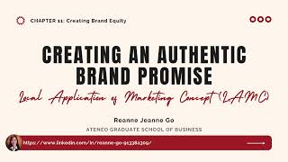 v102 LAMC Ch11 Creating Brand Equity by Reanne Jeanne Go [upl. by Laenaj520]