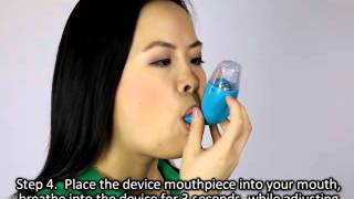 How to Use AirPhysio CleanMyLungs in English Language [upl. by Evered]