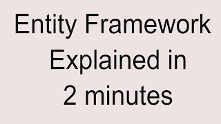 Entity Framework  What is Entity Framework  Entity Framework in MVC [upl. by Asikal]