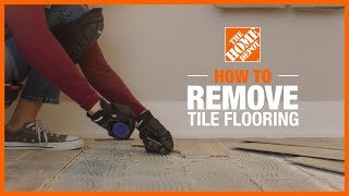 How to Remove Ceramic Tile  The Home Depot [upl. by Rana]