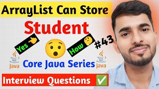 Different Usage of ArrayList in Java  ArrayList can store Student type Data   TheKiranAcademy [upl. by Alyakcim29]