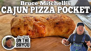 Bruce Mitchells Cajun Pizza Pockets  Blackstone Griddles [upl. by Adria]