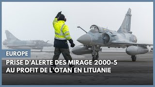 Prise d’alerte des Mirage 20005 au profit de l’OTAN en Lituanie [upl. by Amsirak]