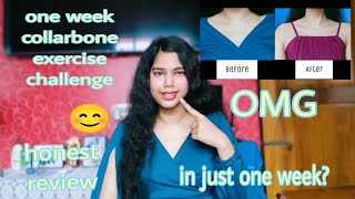 I tried emi wong collarbone workout for one week 😱😮🤭 [upl. by Arri]