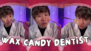 ASMR  Dentist finds wax candy in your teeth 🦷 [upl. by Okkin390]