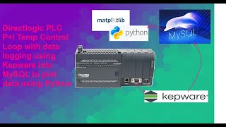 Directlogic PLC connected to MySQL using Kepware and data plotting using Python [upl. by Chaddie838]