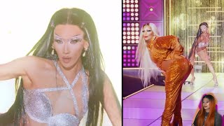 Roxxxy Andrews vs Plastique Tiara Nicki Minaj – Super Freaky Girl  RuPauls Drag Race All Stars 9 [upl. by Ulrica637]