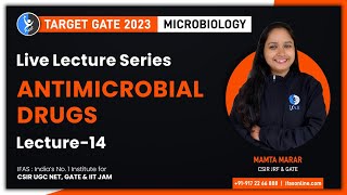 Antimicrobial Drugs  GATE Microbiology  Lecture 14 [upl. by Arua]