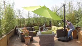 Roma 3 5m Diameter Cantilever Parasol With New Tilting Function [upl. by Abrahamsen]