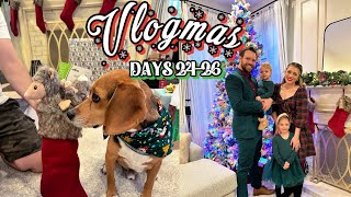 Vlogmas Day 2426  Merry Christmas Happy Holidays [upl. by Hearsh]