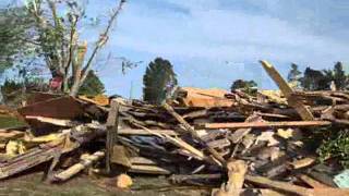 Cleveland TN Tornado Damage from April 27 2011  Bates Pike Randolph Samples [upl. by Eisenberg610]