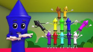 colori canzone  impara i colori  educativa canzone  apprendimento video  Crayons Colors Song [upl. by Ener]