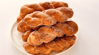 【Air Fryer】Twist Donuts After you make it once you will make it twice不油炸麻花 Kkwabaegi 꽈배기 [upl. by Veneaux100]