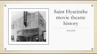 St Hyacinthe Quebec cinema history [upl. by Oivatco]