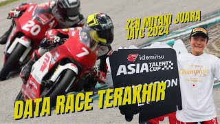 Race 2 Idemitsu Asia Talent Cup seri terakhir Malaysia  Zen Mitani juara Kiandra gagal finish [upl. by Airuam555]