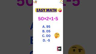 MATH TEST 27  basic math maths shortsvideo mathstricks quicksolve mathtest puzzle [upl. by Yemaj764]