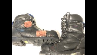 Steel Toe Boot Repair  Fix  Hack 2021 [upl. by Itnahs]