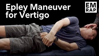 Epley Maneuver Performed on a Patient Suffering from Vertigo [upl. by Atwekk]