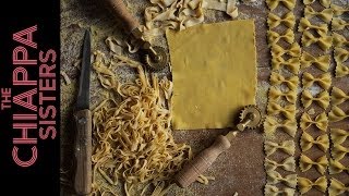 How to Shape Pasta  Chiappa Sisters [upl. by Asiral]