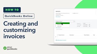 How to create and customize an invoice in QuickBooks Online [upl. by Iatnahs]