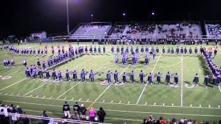 11 8 14 HALFTIME SHOW VS WESTERVILLE CENTRAL [upl. by Ylahtan]