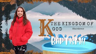 Katie James  Baptism  Abundance  Willesborough Baptist Church Ashford [upl. by Barna]