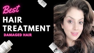 Best Hair Treatment For Dry Frizzy Damaged Hair I Review of Olaplex products I K18 Mask ampMinimalist [upl. by Ogu]