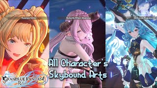 All Characters Skybound Arts  Granblue Fantasy Relink [upl. by Seugirdor]