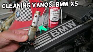 CLEANING VANOS SOLENOID BMW X5 E70 [upl. by Bekki242]