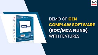 Demo of Gen CompLaw Software ROCMCA Filing with Features [upl. by Tepper]