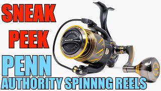 Sneak Peek Penn Authority Spinning Reels  JampH Tackle [upl. by Pleione]