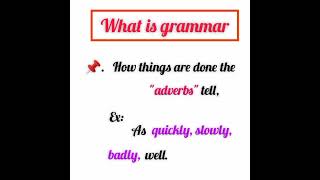 Adverb definition with example LEARNTAMILSpokenEnglishchannel englishgrammar [upl. by Halfdan]