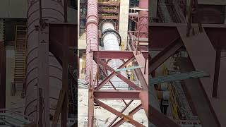 Rotating equipment in a cement plant  kiln [upl. by Lamej]