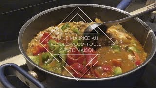 Poulet maison façon mauricien  Cuisine fusion mauricienne chinoise [upl. by Kcajyllib]