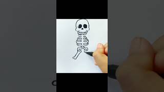 How to draw a Skeleton [upl. by Margit]