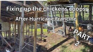 Fixing up the chickens coops part2 [upl. by Eugene]