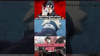 Momoshiki gets revived and takes over Borutos body 🙀 anime naruto narutoshippuden boruto [upl. by Nangem]