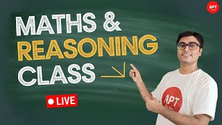 Maths amp Reasoning Live Class  APT Academy [upl. by Nimrak543]