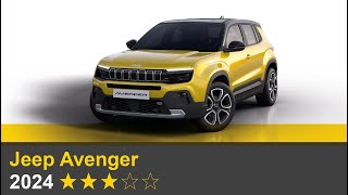 Euro NCAP Crash amp Safety Tests of Jeep Avenger 2024 [upl. by Ahseal442]